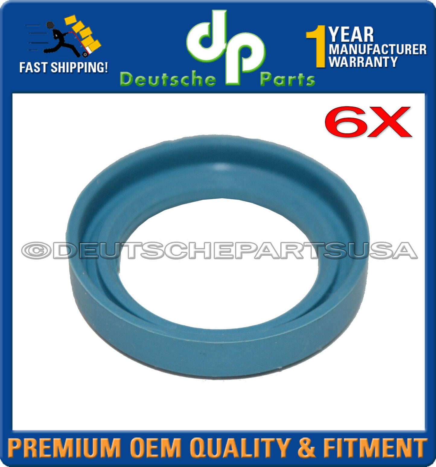 Porsche 911 Boxster Cayman Spark Plug Seal- Inner 99610420300 Set of 6