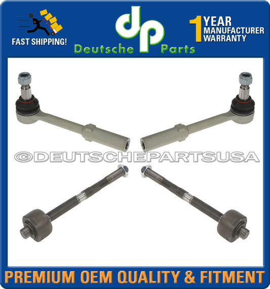 Mercedes W221 S550 S400 FRONT LEFT + RIGHT INNER + OUTER TIE ROD RODS SET 4
