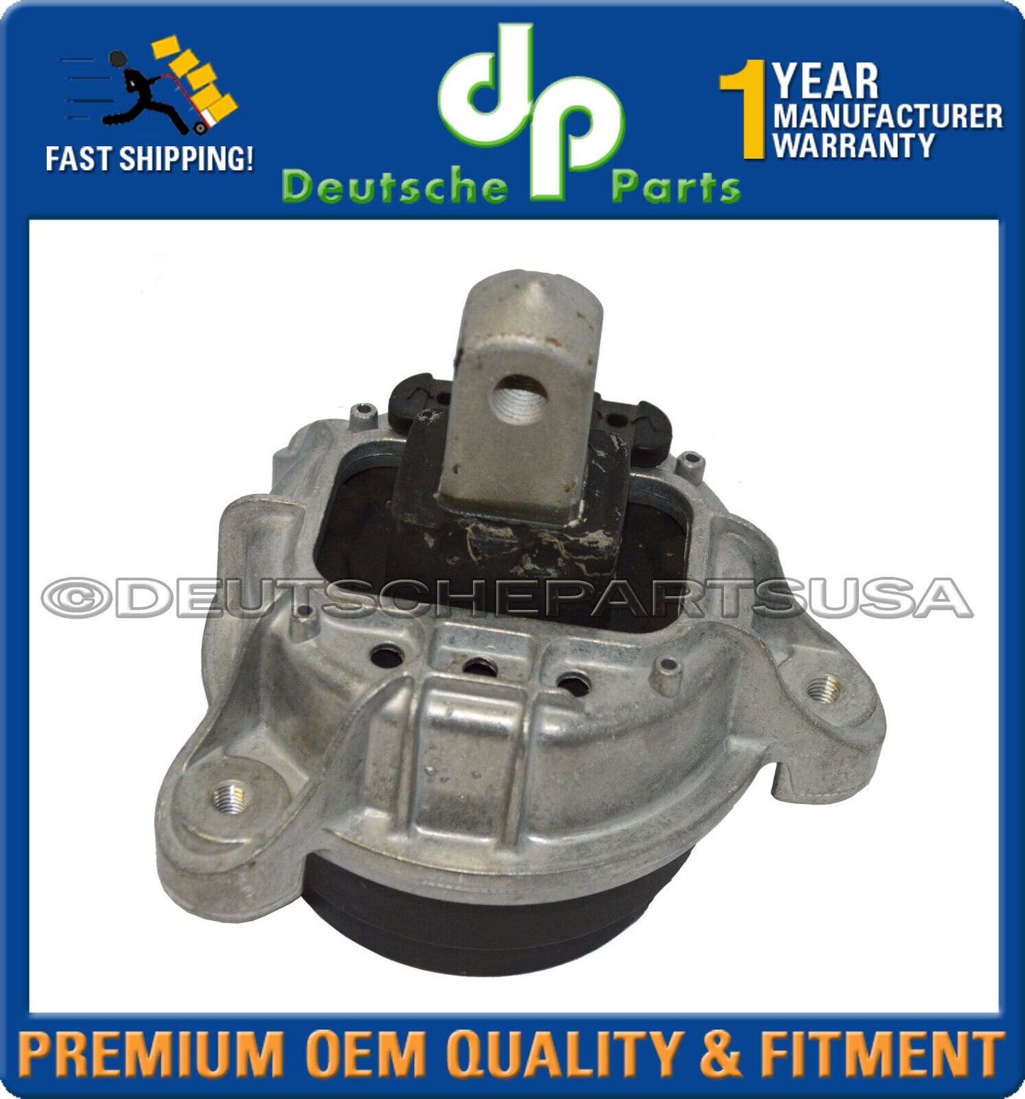 For BMW F07 F02 F06 F10 LH + RH Engine Motor Mount 22116777365 22116786528 Set 2