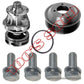 WATER PUMP METAL IMPELLER + GASKET + ALUMINUM PULLEY  for BMW E46 X5 X3 Z3 Set 7