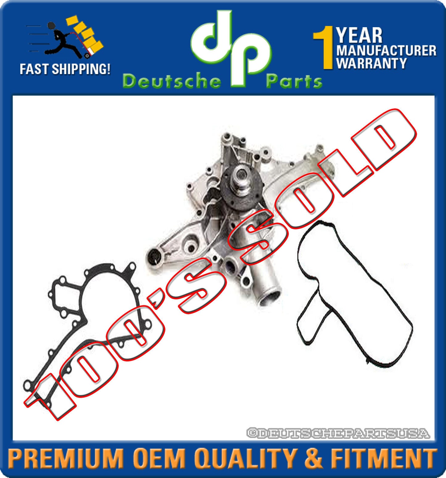 MERCEDES BENZ WATER PUMP FITS S500 S430 E500 E320 E430 112 200 15 01 1122001501