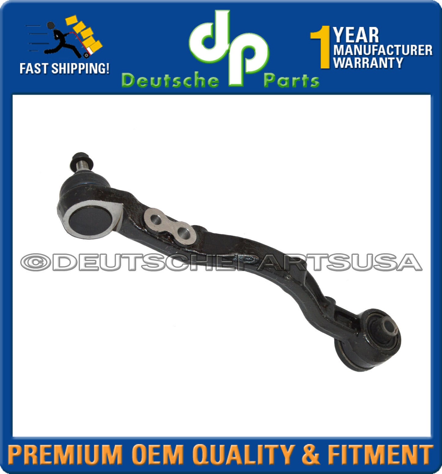JAGUAR FRONT LOWER RIGHT SUSPENSION CONTROL ARM BALL JOINT XJ8 XJR JLM 21302