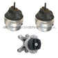AUDI A4 1.8 2.0 L4  Engine Motor CVT AUTOMATIC Transmission Mount Mounts Set 3