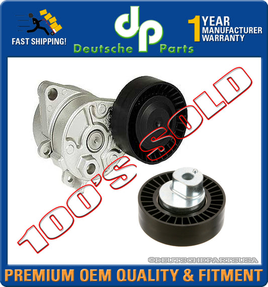 ALTERNATOR BELT TENSIONER 11281427252 + 11287841228 IDLER PULLEY for BMW E36 E46