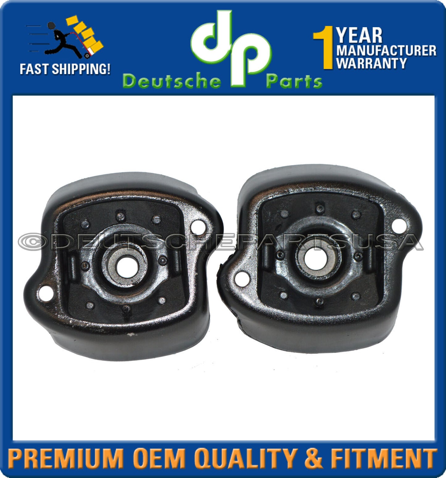 Mercedes R107 SL Engine Motor Mount Mounts 1072412513 A1072412513 LEFT+RIGHT SET