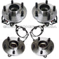 LAND ROVER DISCOVERY FRONT + REAR LEFT +RIGHT WHEEL HUBS BEARINGS + SENSOR SET 4