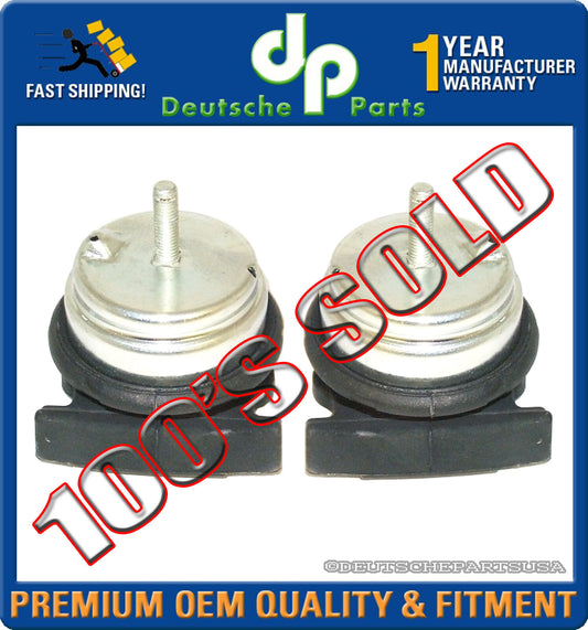 PORSCHE 924 944 968 ENGINE MOTOR MOUNT MOUNTS SET OF 2 HEAVY DUTY TURBO UPGRADE