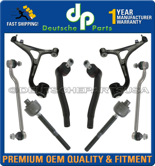 MERCEDES W203 4MATIC CONTROL ARM BALL JOINTS BUSHING TIE ROD SUSPENSION KIT 8