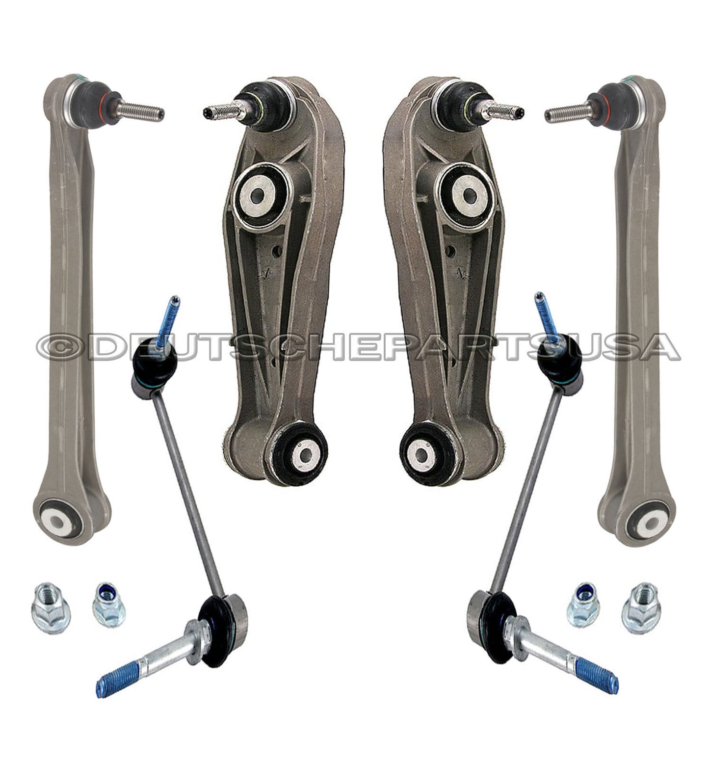 PORSCHE 987 BOXSTER CAYMAN REAR Control ARM ARMS Ball Joints Sway Bar Link SET 6