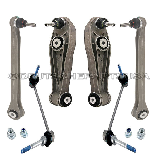 PORSCHE 987 BOXSTER CAYMAN REAR Control ARM ARMS Ball Joints Sway Bar Link SET 6