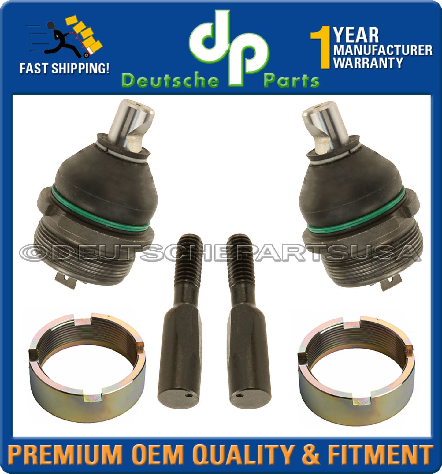 PORSCHE 911 912 914 930 Lower Ball Joint Joints NUT PIN PINS 2 x 911 341 049 01
