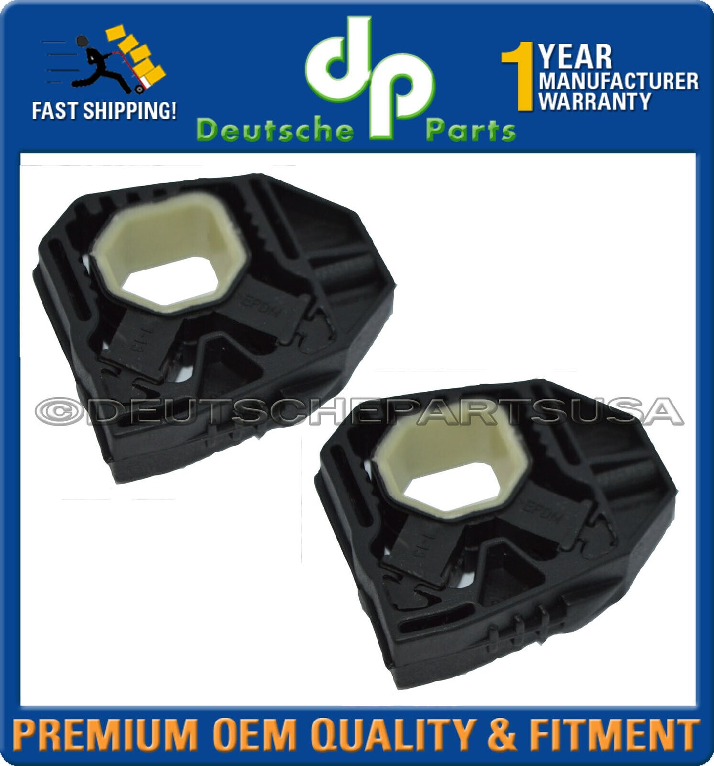 Audi A3 Quattro VW Beetle CC Eos UPPER LOWER Radiator Mounts 1K0121367C Set 4