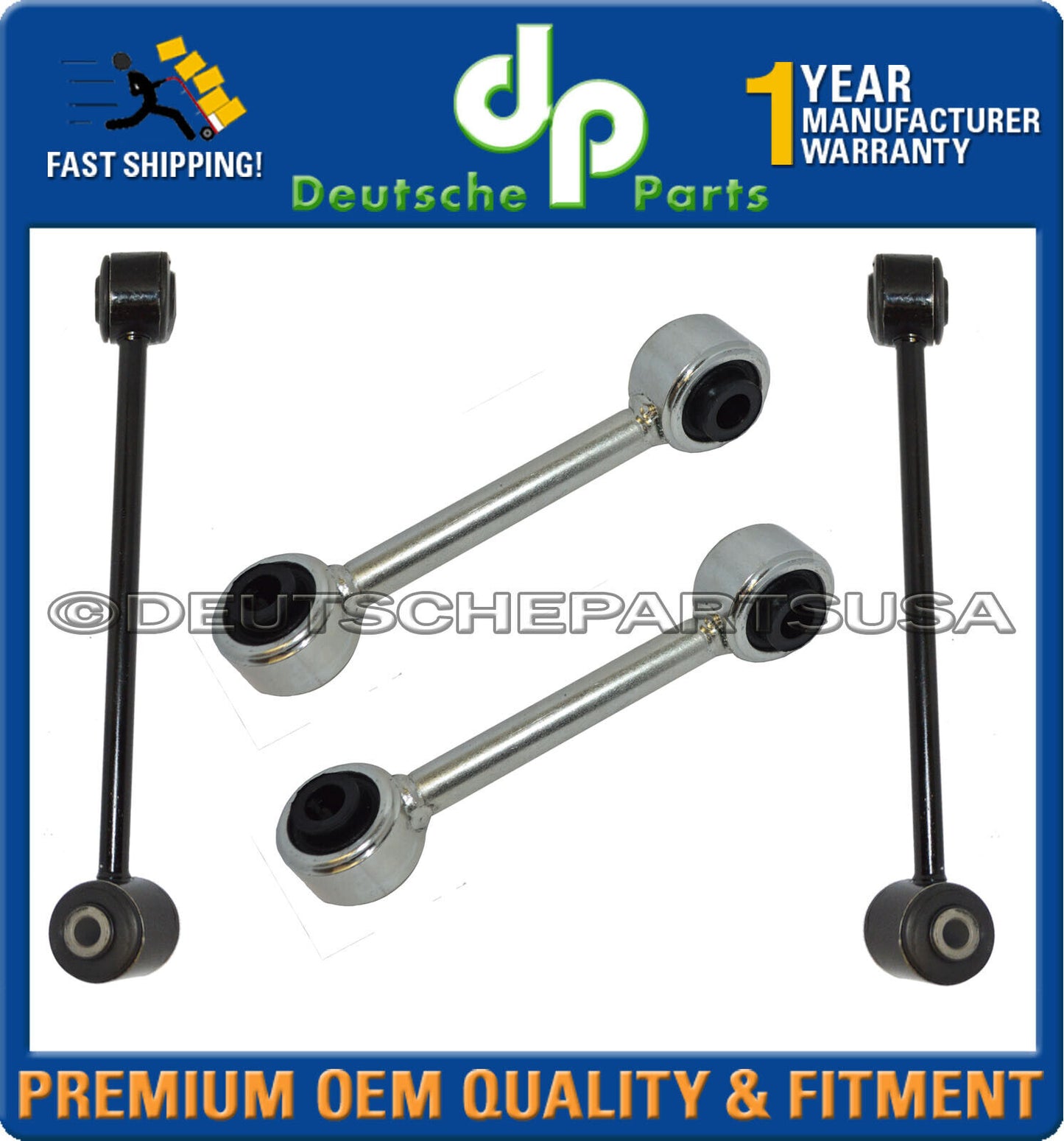 Porsche 928 Lower Ball Joints Sway Bar Links LH + RH  Front + Rear Set of 6