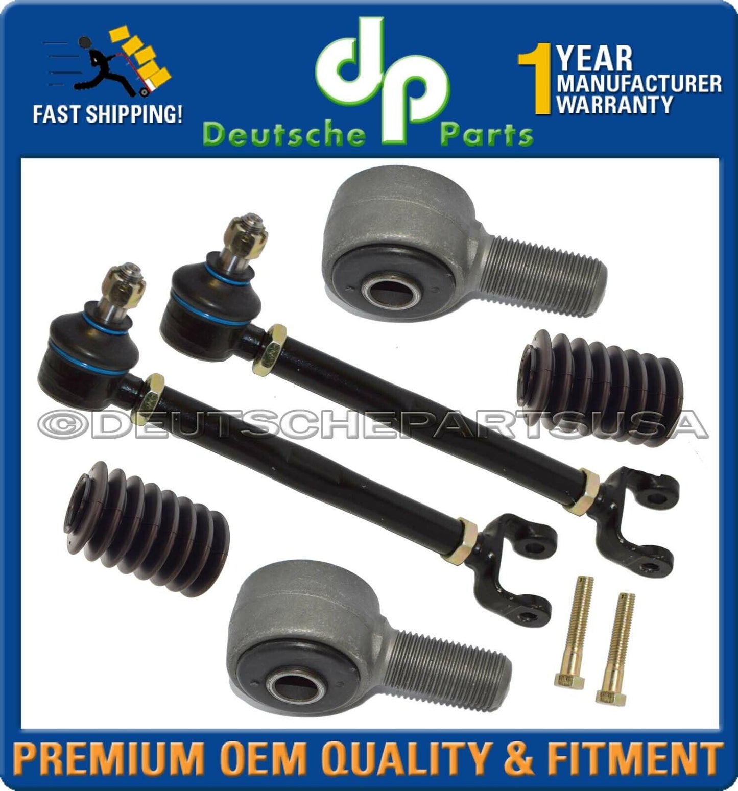 Porsche 911 Steering Rack Boot Tie Rods Coupling Lower Ball Joints Bushing Kit