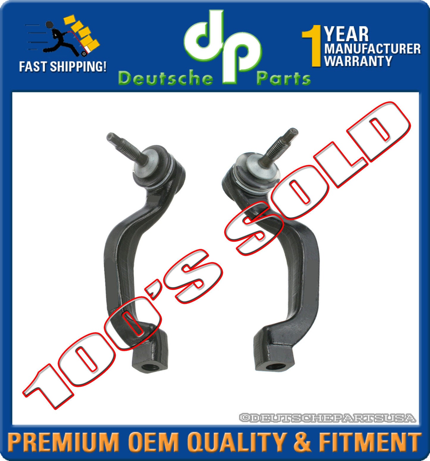 LINCOLN LS 3.0 V6 3.9 V8 STEERING OUTER TIE ROD RODS LEFT + RIGHT SET 2
