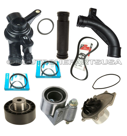 Timing Belt Kit + Thermostat + Pipe OEMQ for Land Rover Freelander 2.5 V6 SET 11
