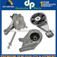 Mini Cooper R50 R52 Front Rear HYDRO Engine Motor CVT Trans Mount BOLT SET 4