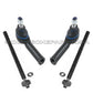 Front Tie Rod Rods INNER + OUTER LEFT + RIGHT for Jaguar X-Type C2S12013 SET 4