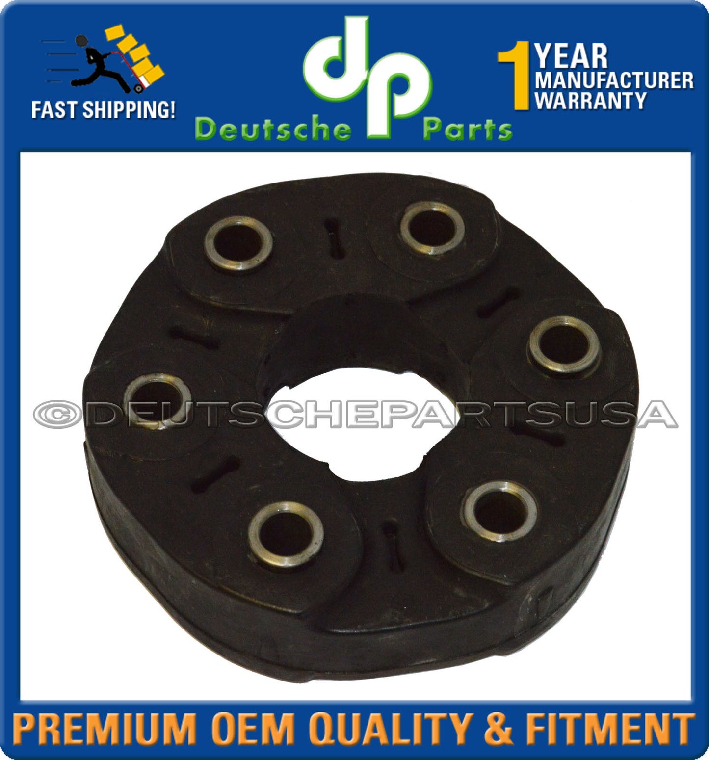 Jaguar S-Type 1999 - 2002 Front + Rear Driveshaft Rubber Coupling XR815966 Set 2