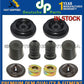 PORSCHE 924 944 FRONT STRUT MOUNT MOUNTS BUSHING Washer NUT 94434307101 Set 10