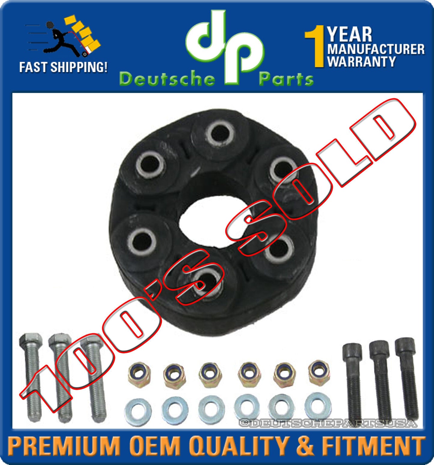 MERCEDES R170 W203 W204 W209 W220 W221 DRIVESHAFT FLEX DISC JOINT 000 411 00 00