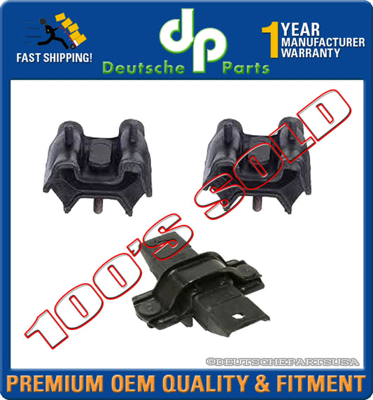 MERCEDES W163 ML430 ML500 ML SUV ENGINE MOTOR TRANSMISSION MOUNT MOUNTS SET 3