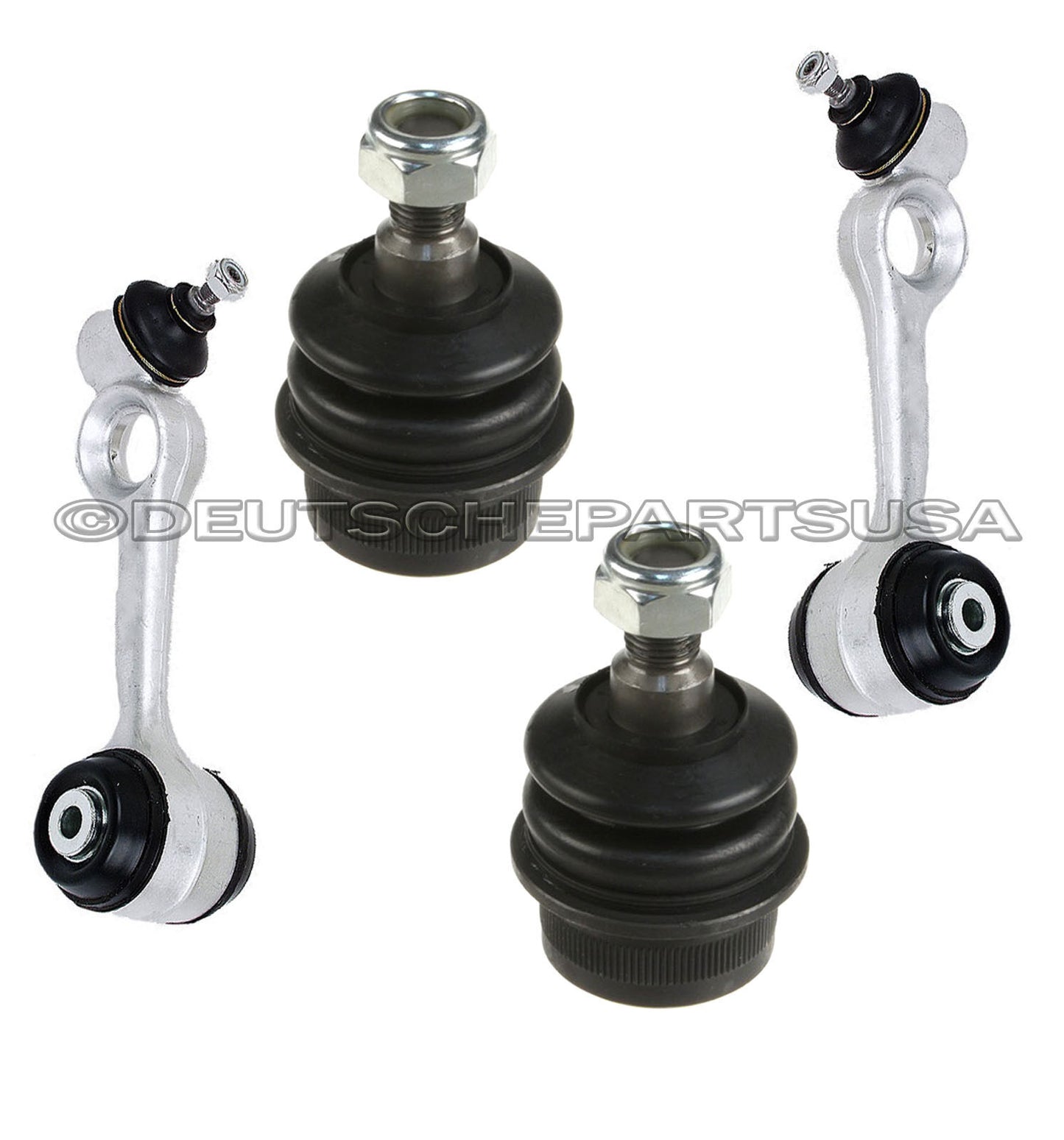 MERCEDES  W126 UPPER + LOWER CONTROL ARM BALL JOINT JOINTS BUSHINGS SET 8