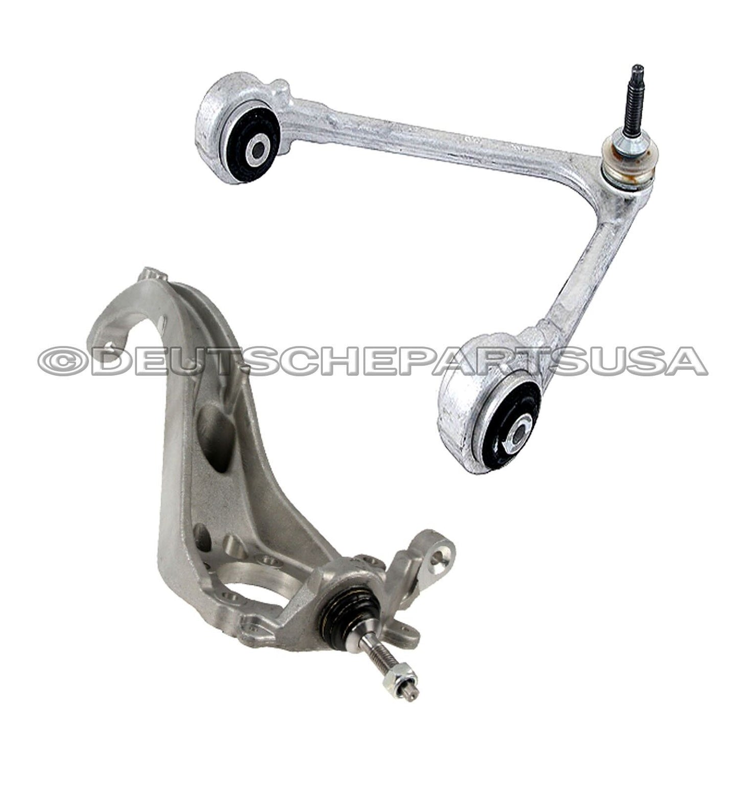 JAGUAR S TYPE UPPER & LOWER CONTROL ARM STEERING KNUCKLE w/BALL JOINTS KIT 2