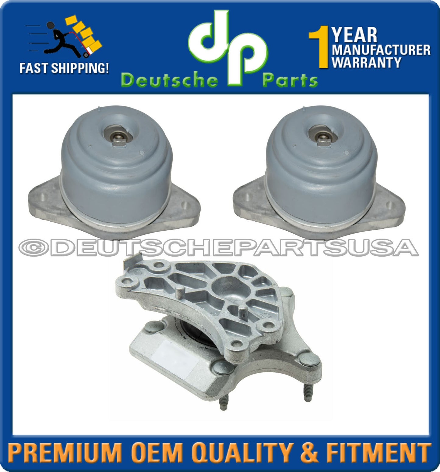 HYDRAULIC ENGINE MOTOR TRANSMISSION MOUNT MOUNTS for MERCEDES W221 4Matic SET 3