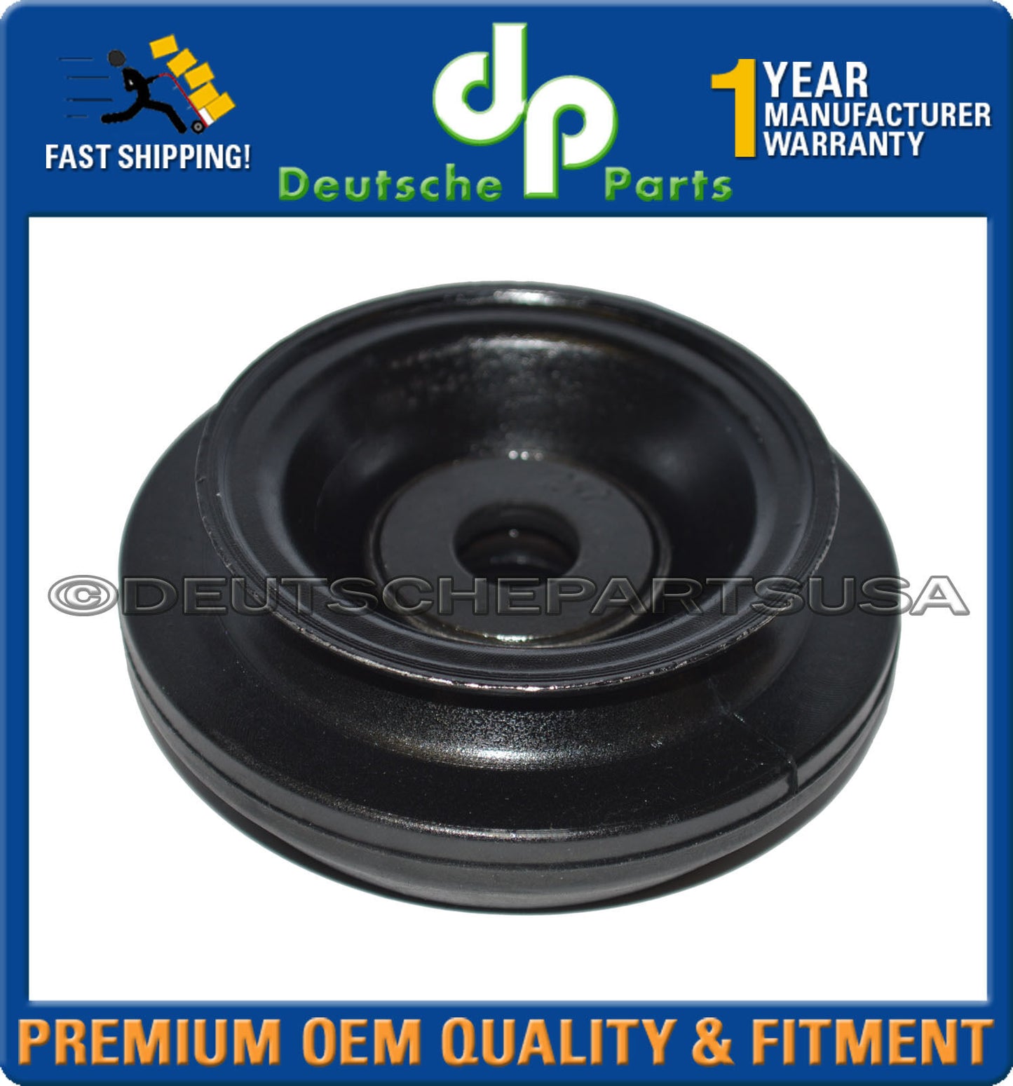PORSCHE 924 944 FRONT STRUT MOUNT MOUNTS BUSHING Washer NUT 94434307101 Set 10
