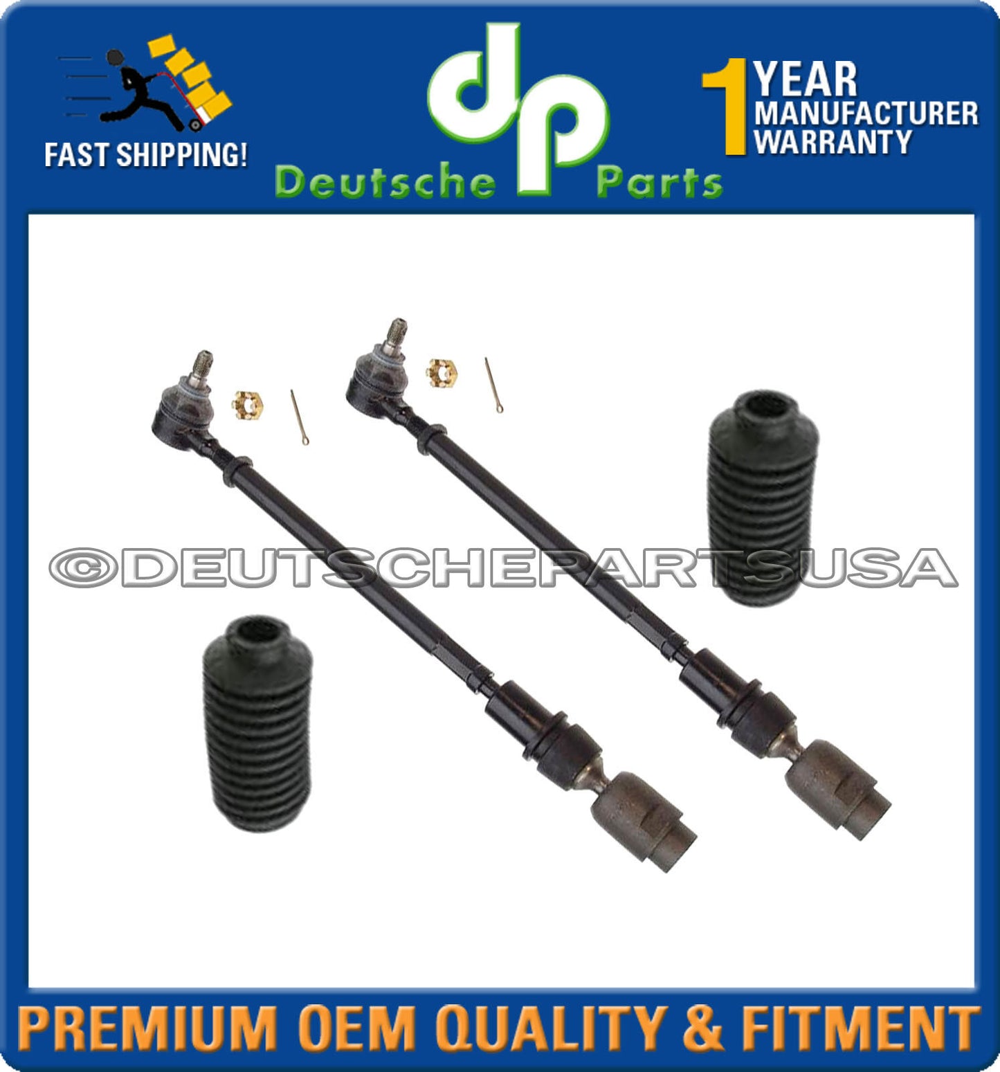 PORSCHE 924 944 & S MANUAL STEERING Control Arm Arms Ball Joint Joints Tie Rods
