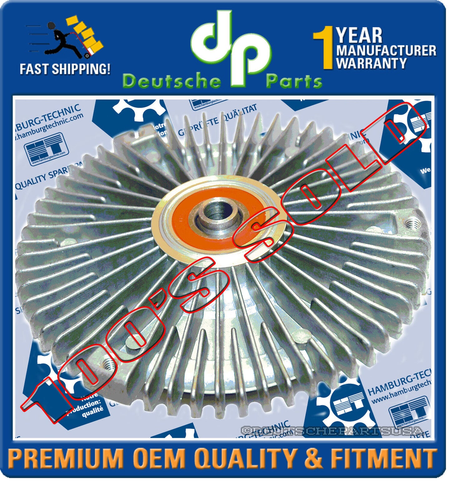MERCEDES W201 190E 190 E 2.6 ENGINE Viscous FAN CLUTCH 1032000522 103 200 05 22