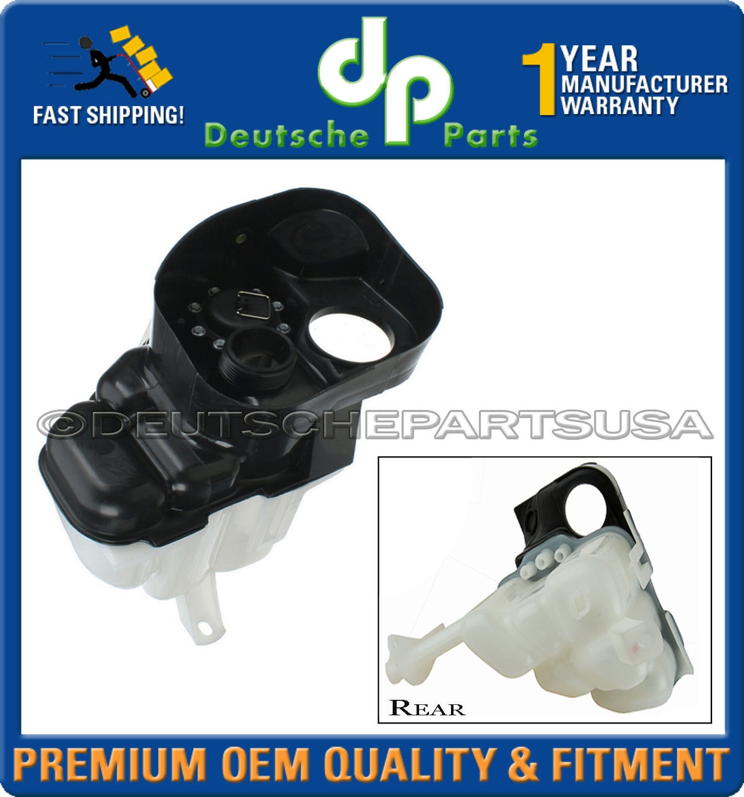 Porsche 986 987 BOXSTER COOLANT EXPANSION RECOVERY RESERVOIR TANK 99610614708