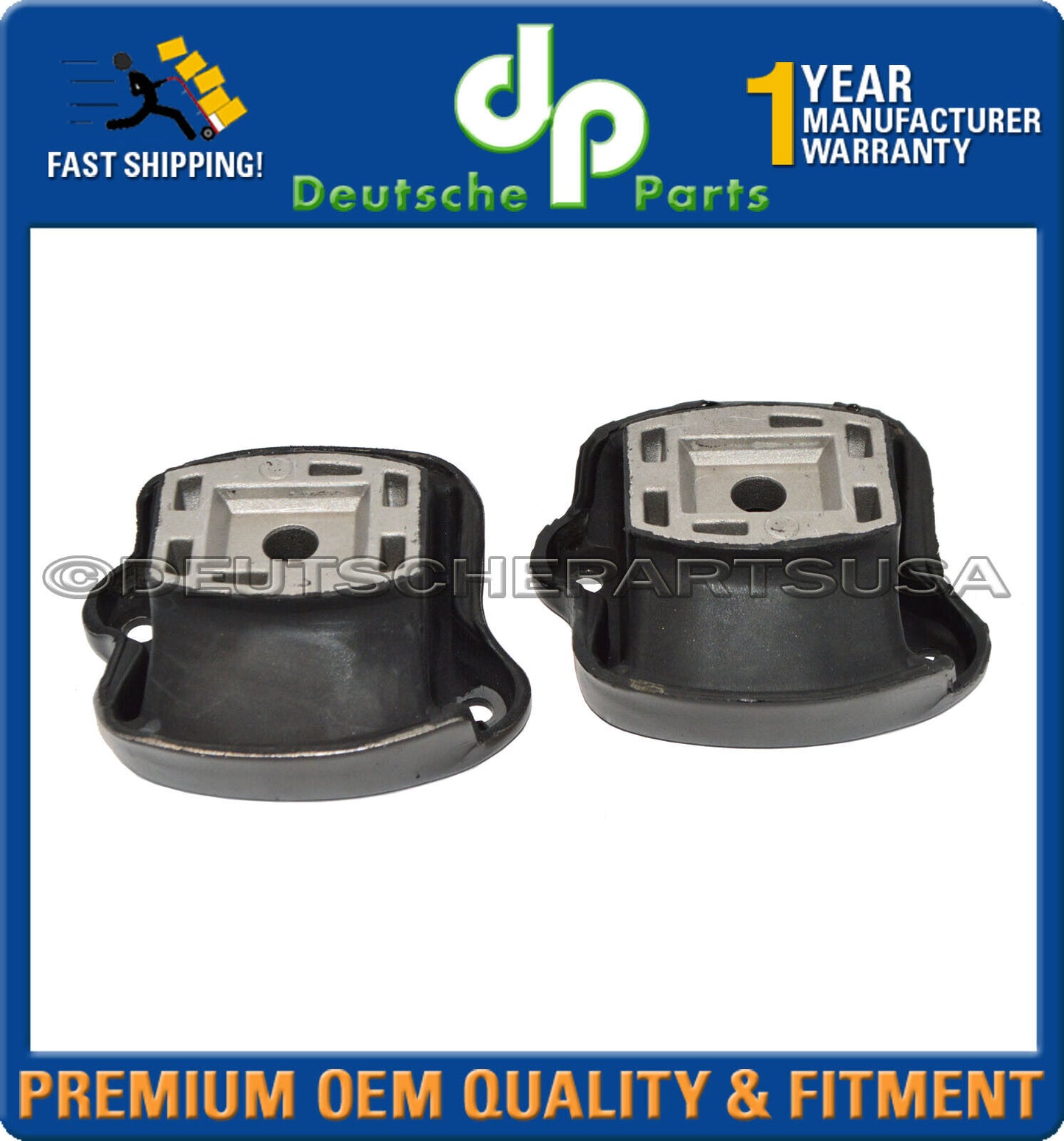 Mercedes R107 300SL 280SL Engine Motor Mount Mounts 1072412513 LEFT+ RIGHT SET