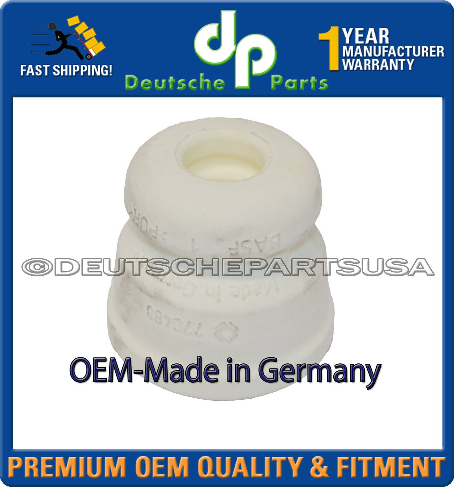 FRONT Strut Shock Bump Stop for VW TOUREG L/R Made in Germany 7L6 412 303