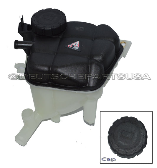 Mercedes 1665000049 Coolant Reservoir Overflow Expansion Tank + Cap + Sensor SET