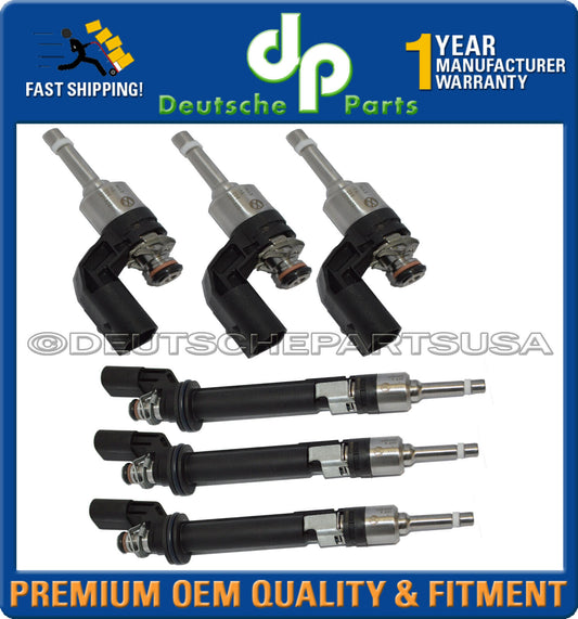 For Porsche Cayenne 3.6 Upper & Lower Fuel Injectors Genuine Set of 6