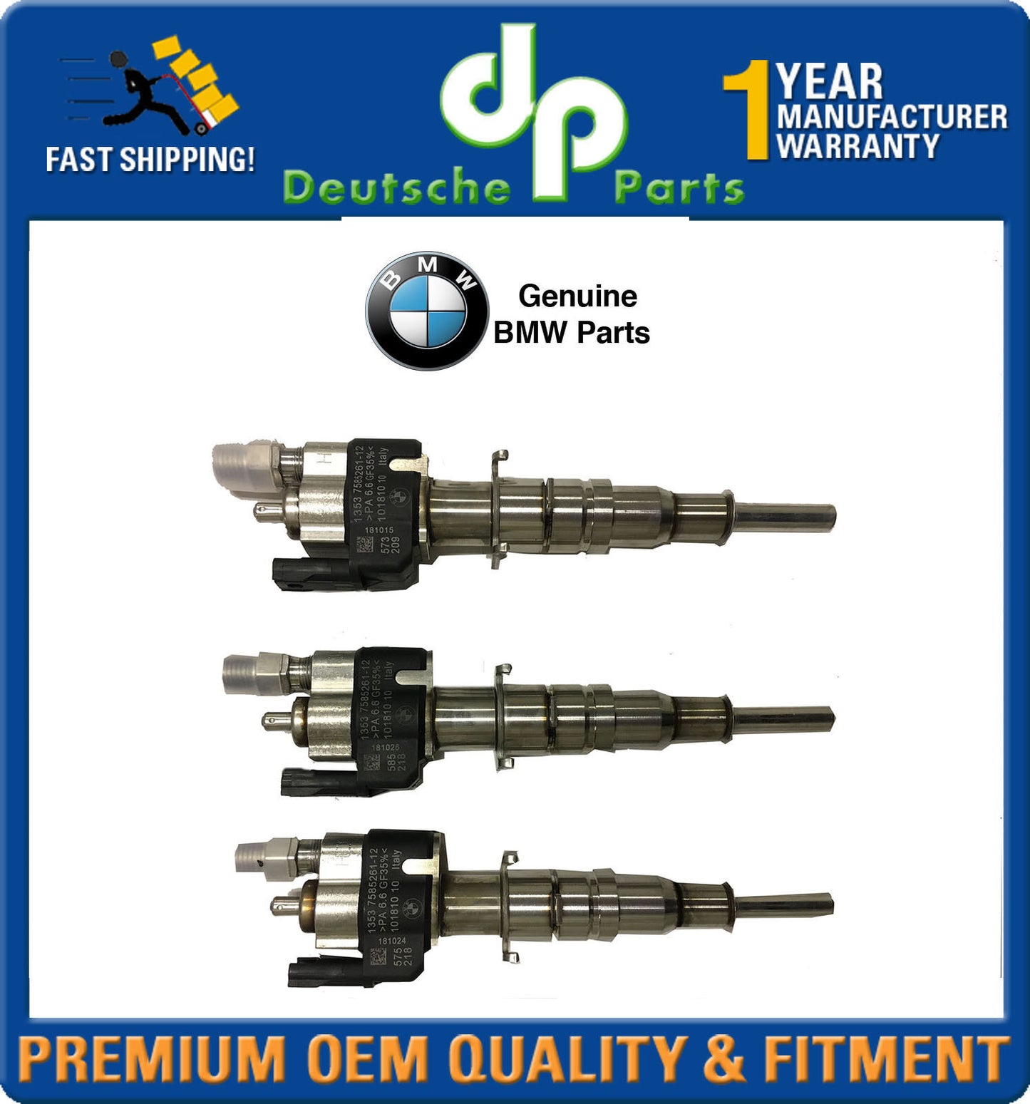 BMW Fuel Injector Coupler Index 12 N54 N63 135 335 535 550 750 X5 X6 13538616079