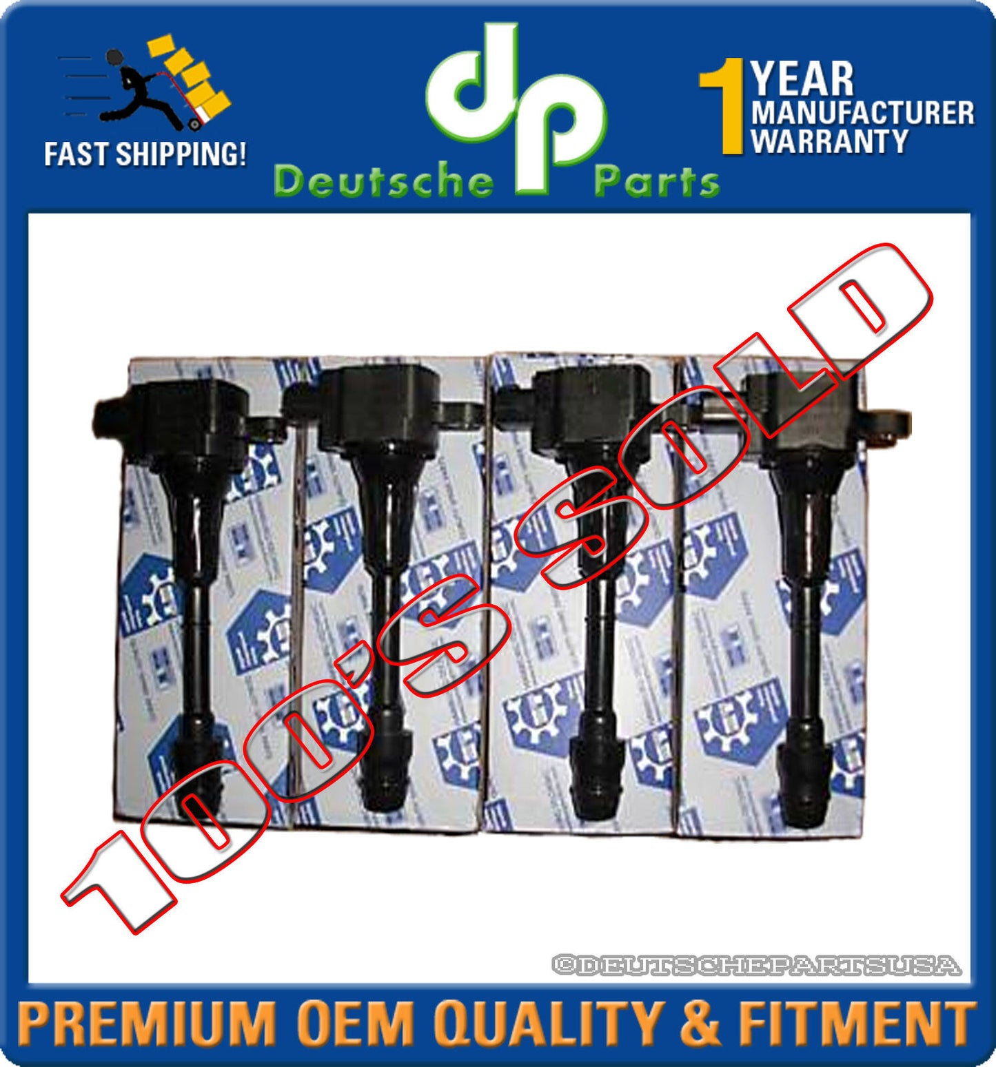IGNITION COIL COILS for NISSAN SENTRA ALTIMA X-TRAIL  22448-8H315/224488H315 Set