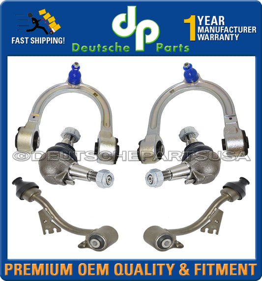 For Mercedes W211 Front Upper Control Arm Ball Joints Sway Bar Suspension Kit 6
