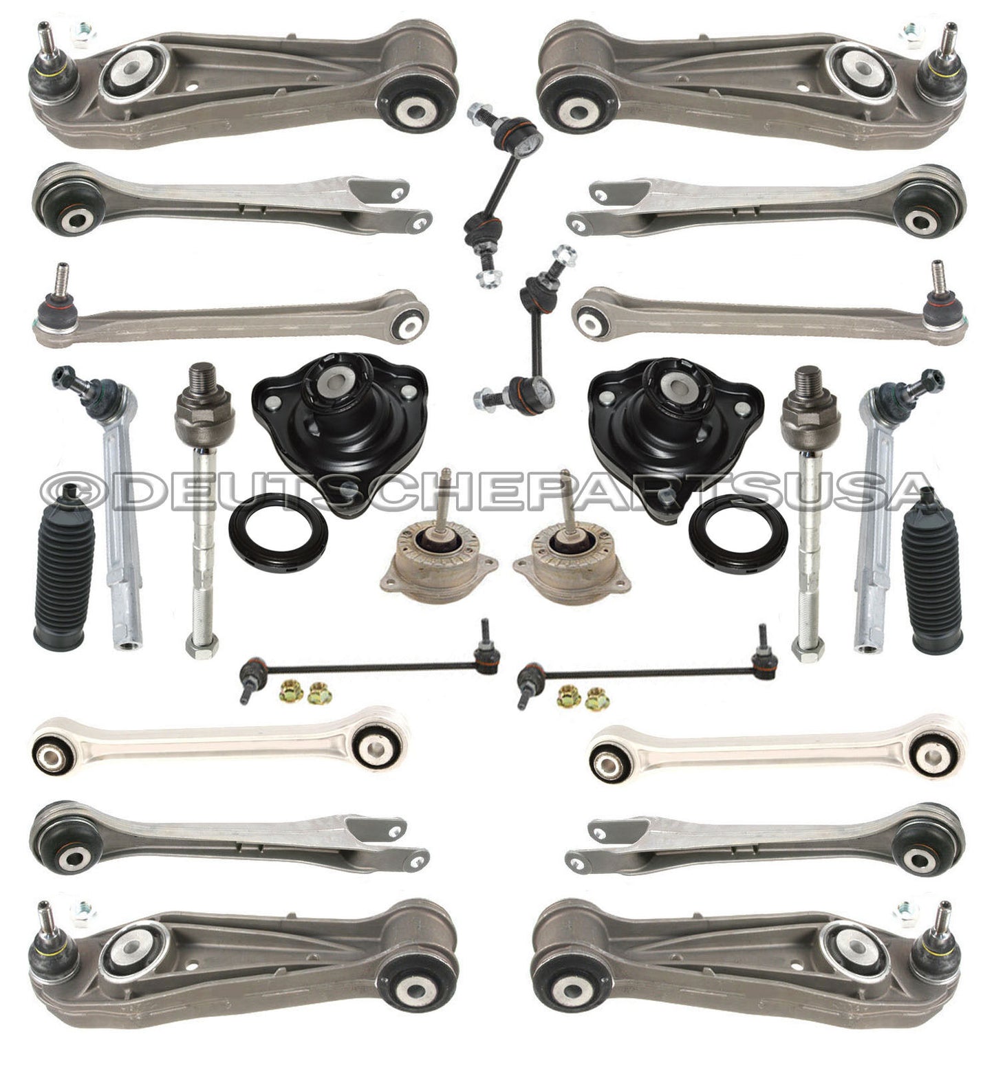 PORSCHE 911 996 C4 4S Control Arm Ball Joint + Strut Mounts SUSPENSION KIT 28