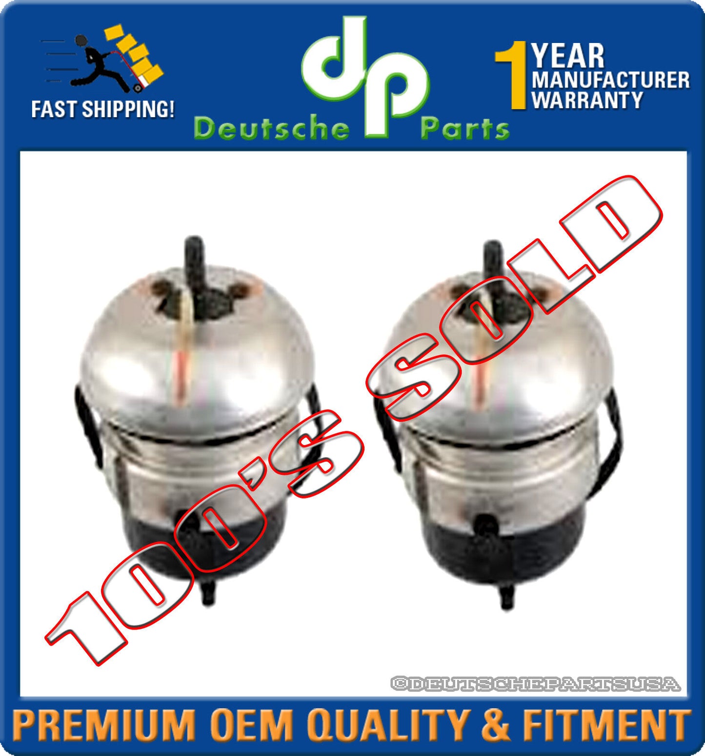 JAGUAR S-TYPE XJ8 VANDEN PLAS XJR SUPER 4.2 V8 ENGINE MOTOR MOUNT MOUNTS PAIR