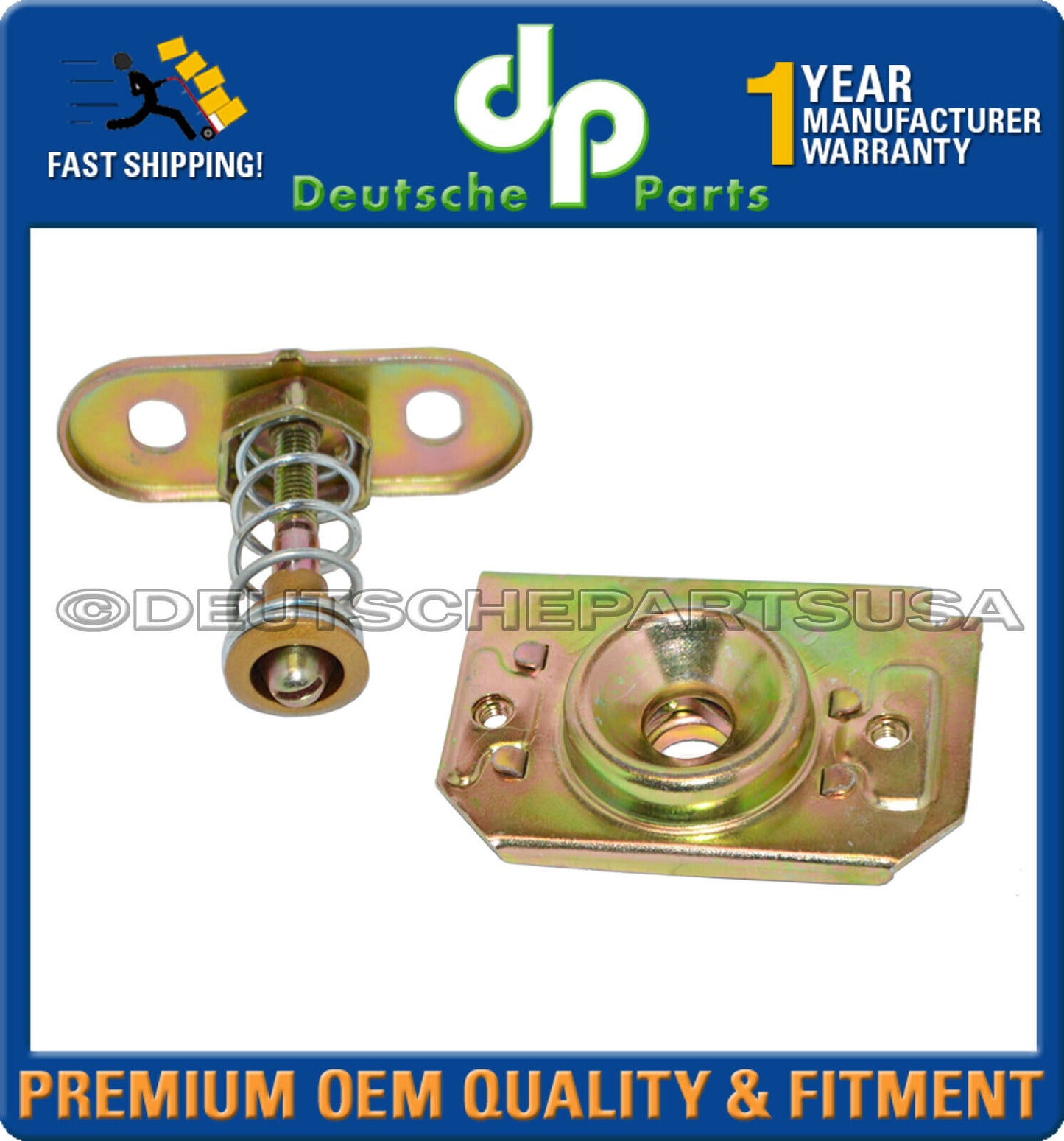 1965-89 Porsche 911 912 930 912E Rear Engine Deck Lid Upper Lower Latch Lock SET