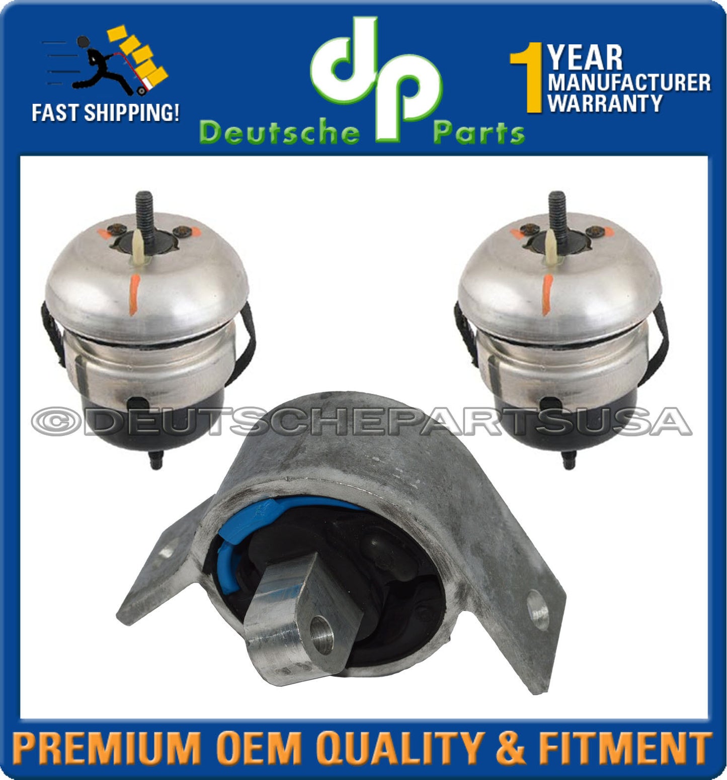 Jaguar S-Type Engine Motor Mount Mounts Transmission Mount XR853854 C2C31215 set