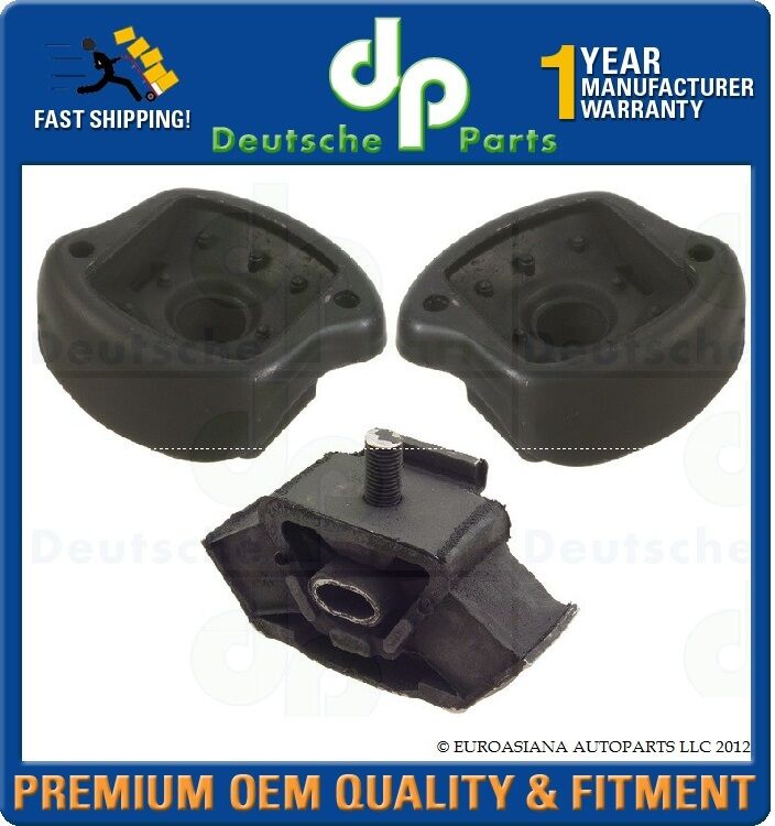 Mercedes SL R107 450SL 450SLC Engine Motor Transmission Mount Mounts SET of 3