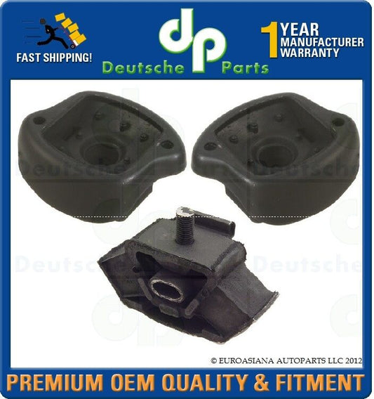 Mercedes SL R107 450SL 450SLC Engine Motor Transmission Mount Mounts SET of 3