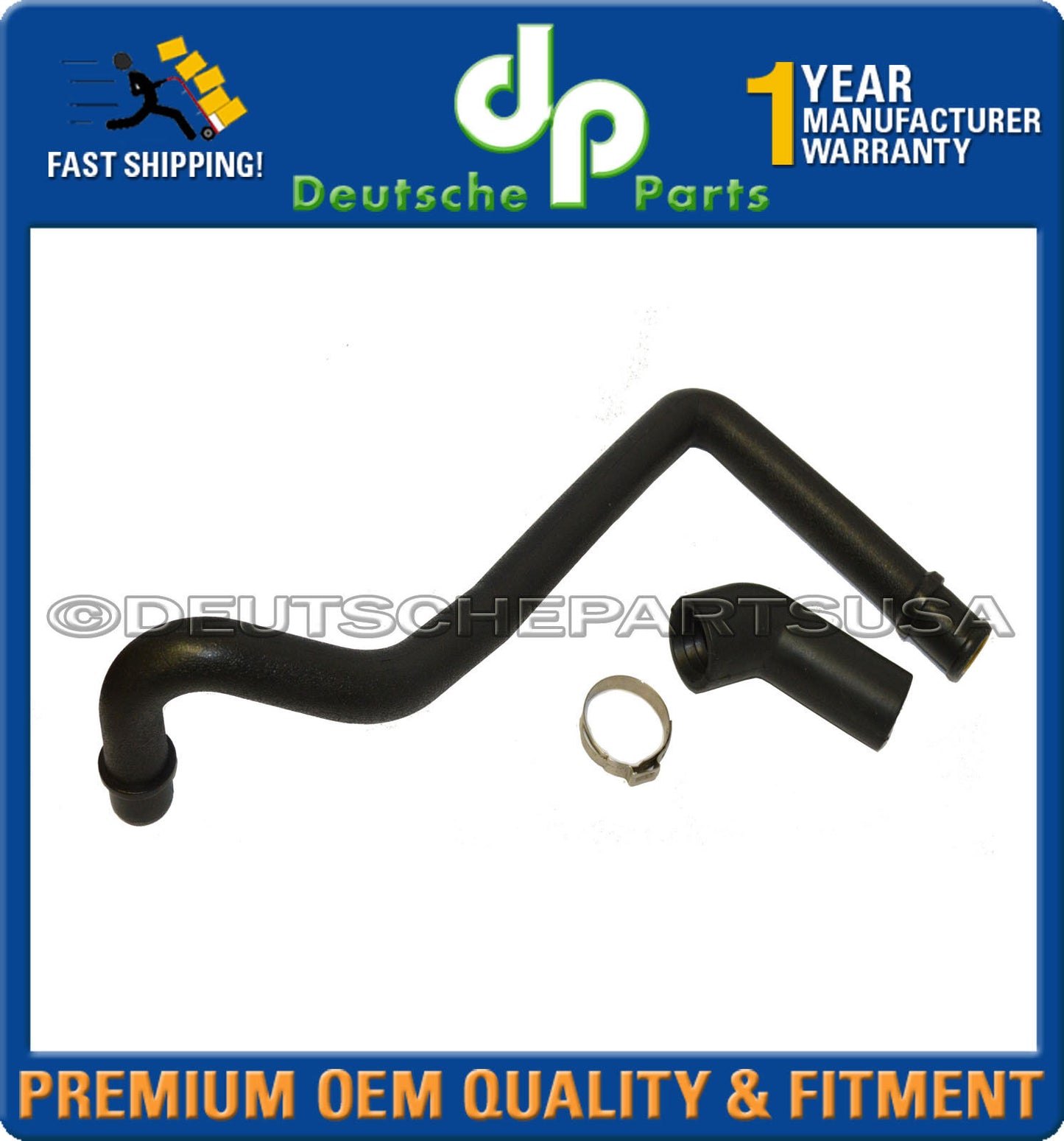 VW  Breather Tube - To pressure regulating valve on valve cover 037 103 211 A