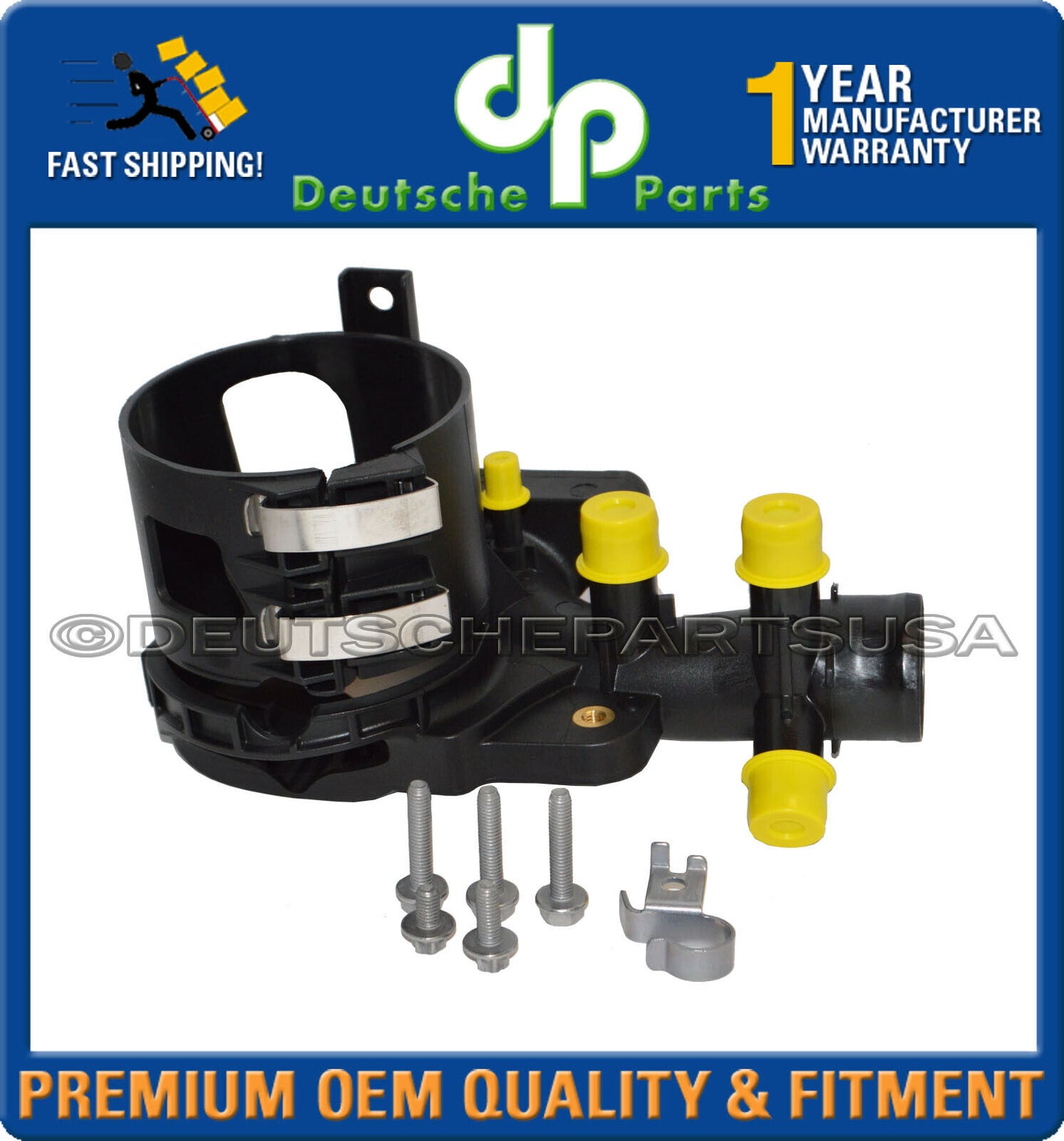 For Mercedes-Benz E-Class C-Class Coolant Flange W/Fuel Filter 6512006000
