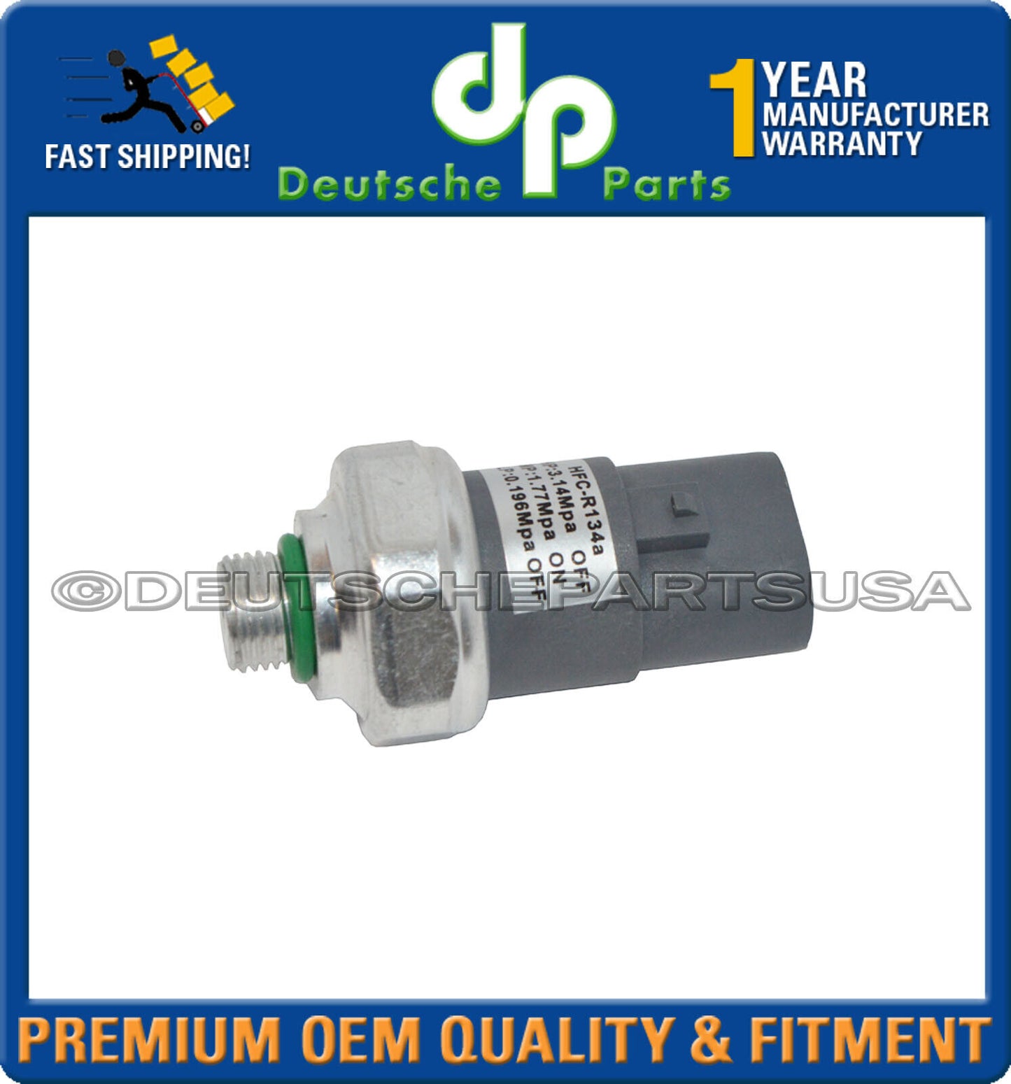 PORSCHE 911 993 996 986 AIR CONDITIONING A/C PRESSURE SWITCH 96461313701