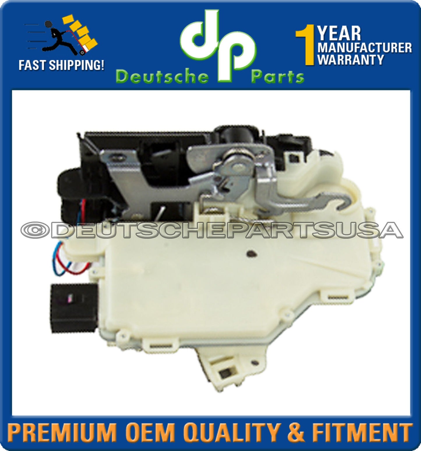 Genuine Volkswagen Beetle Golf Jetta Passat Front Right Door Lock 3B1837016BH